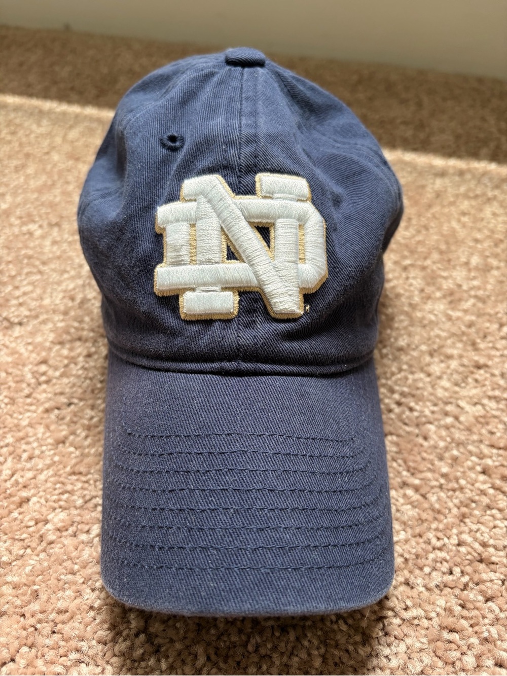Under Armour Navy Women's Cap with White Logo